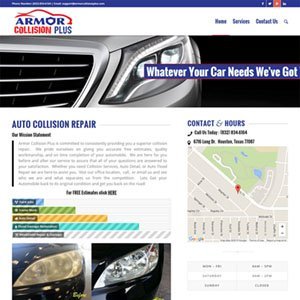 Small business website design sample by EP Portfolio