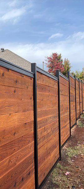 Fence Installation crew at work